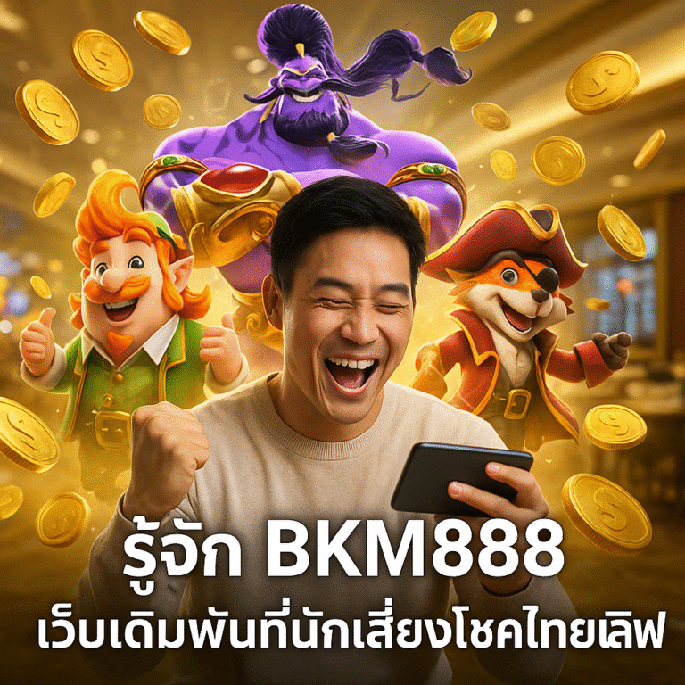 รู้จัก BKM888 เว็บเดิมพันที่นักเสี่ยงโชคไทยเลิฟ
