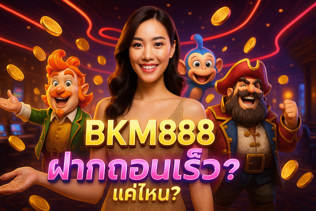 BKM888 ฝากถอนเร็ว แค่ไหน?