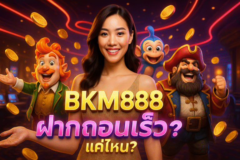 BKM888 ฝากถอนเร็ว แค่ไหน?