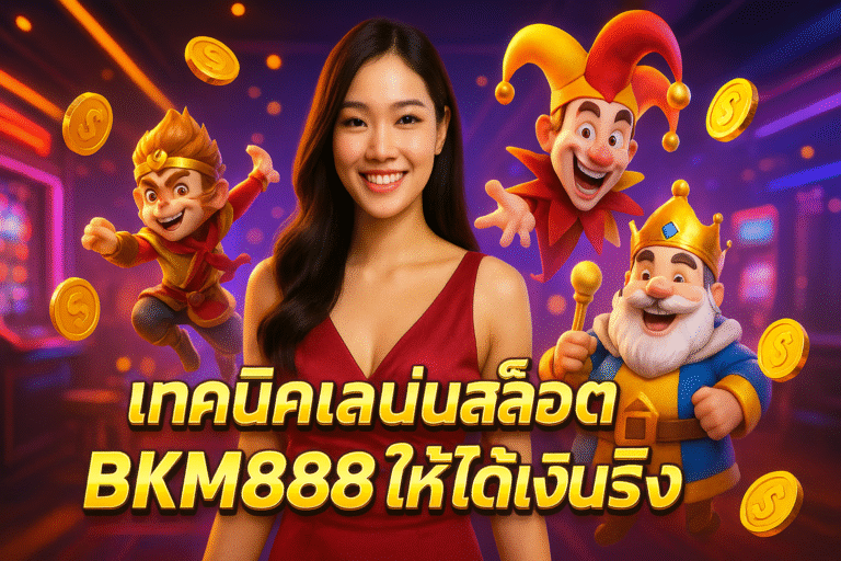 เทคนิคเล่นสล็อต BKM888 ให้ได้เงินจริง
