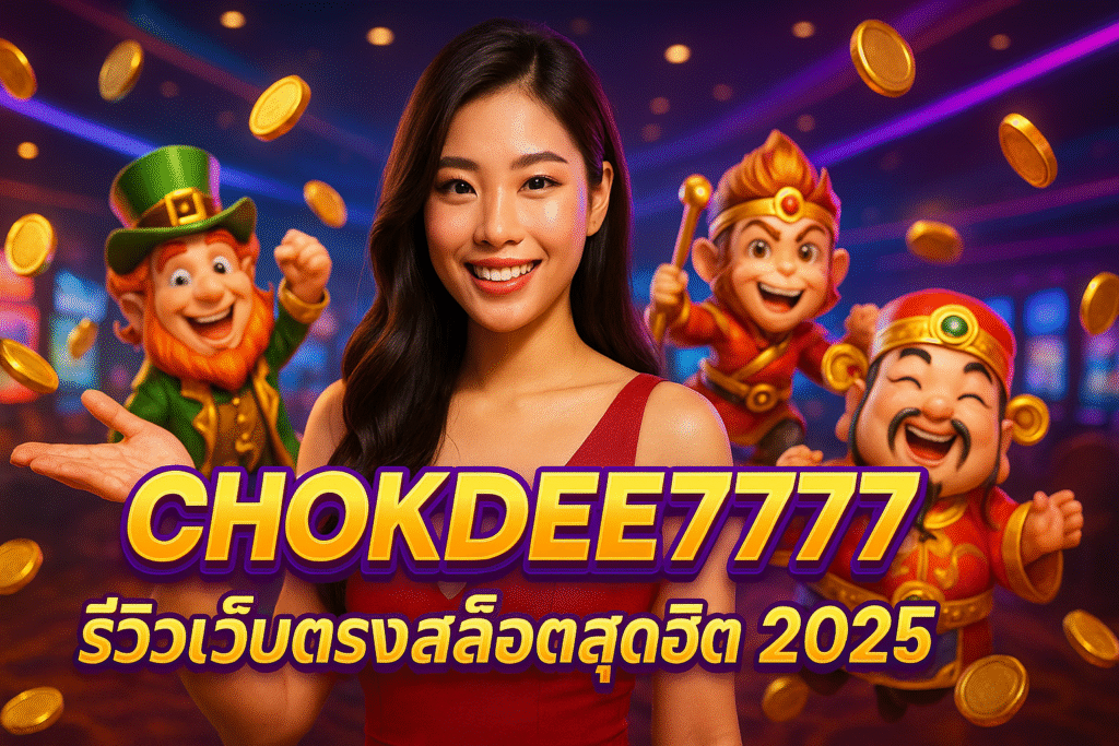 CHOKDEE777รีวิวเว็บตรงสล็อตสุดฮิต 2025